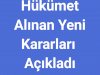 Belçika Hükumetinden Yaz Kararları