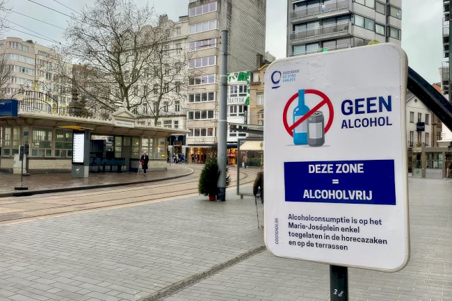 Oostende’de sokakta alkole ağır ceza: 500 euroya kadar çıkacak