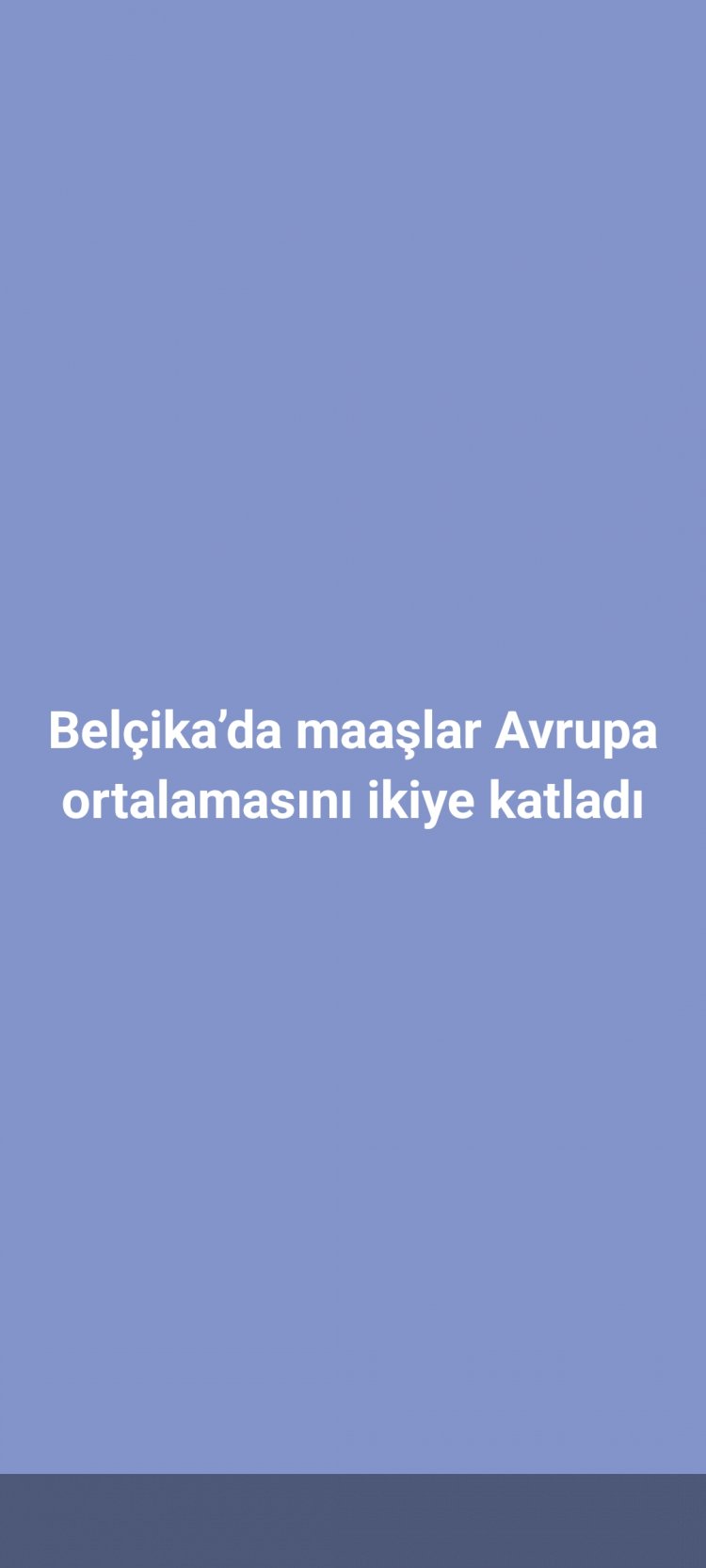 Belçika’da maaşlar Avrupa ortalamasını ikiye katladı